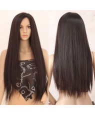 Очаровательный длинный парик с имитацией кожи головы