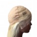 Натуральный длинный парик блонд