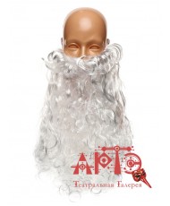 Борода Деда Мороза, средняя (Цв: Белый )
