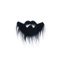 Набор ”Усы и борода” длина 18 см, ширина 20 см. (Цв: Черный )