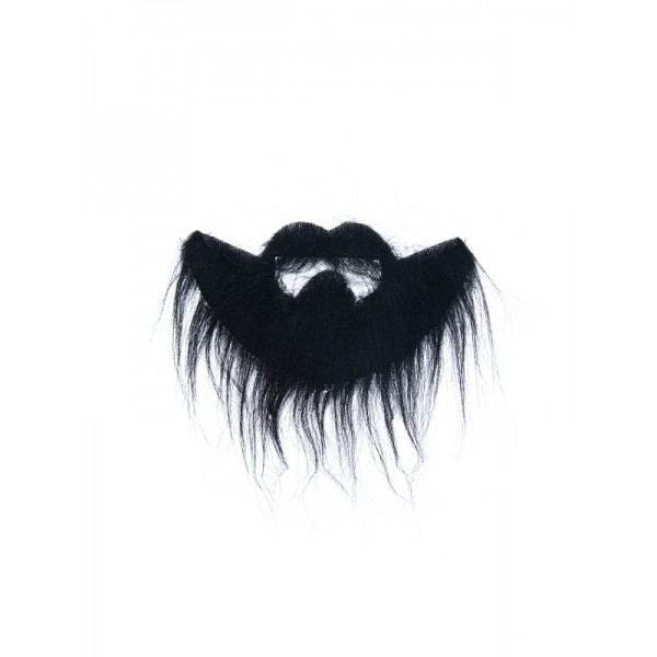 Набор ”Усы и борода” длина 18 см, ширина 20 см. (Цв: Черный )