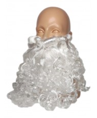 Борода Деда Мороза, 30-35 см. (Цв: Белый )
